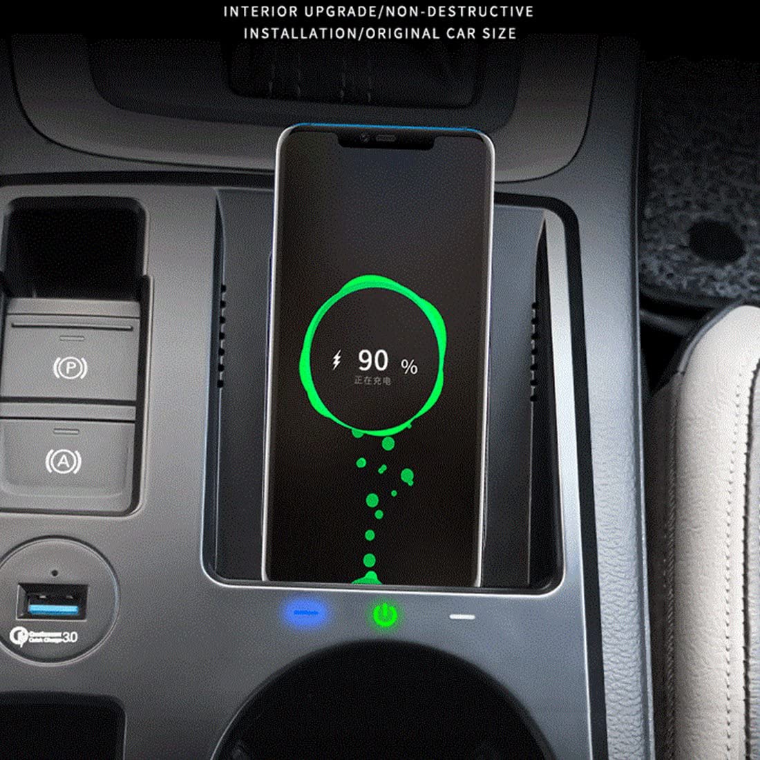 Caricabatterie Wireless per Auto per per Q3 Q3L Sportback 2019-2022 Supporto per Telefono Cellulare Speciale