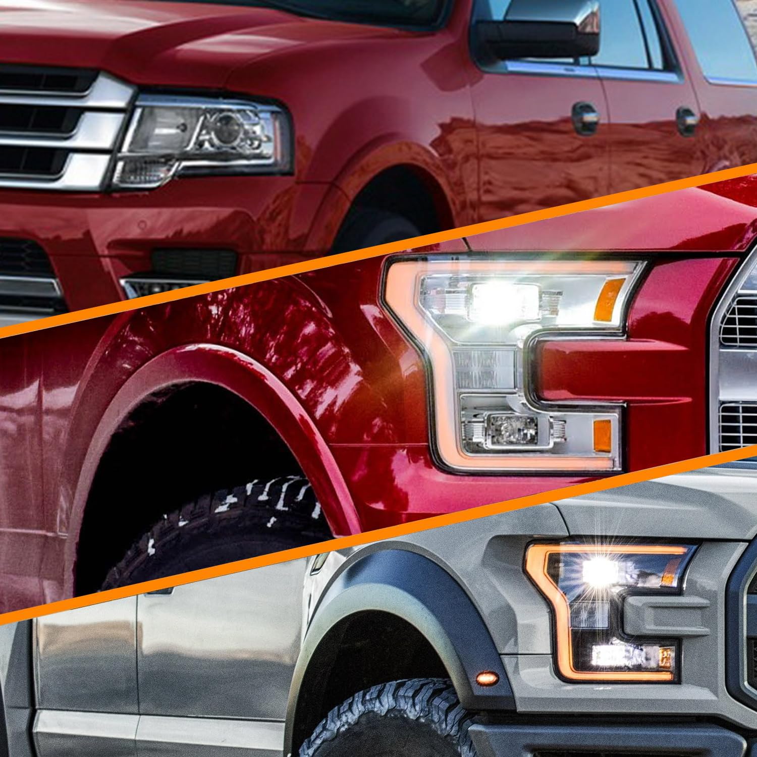 Aazon.co: Shocklight Luces Antiniebla LED Aptas Para Ford F150 2015