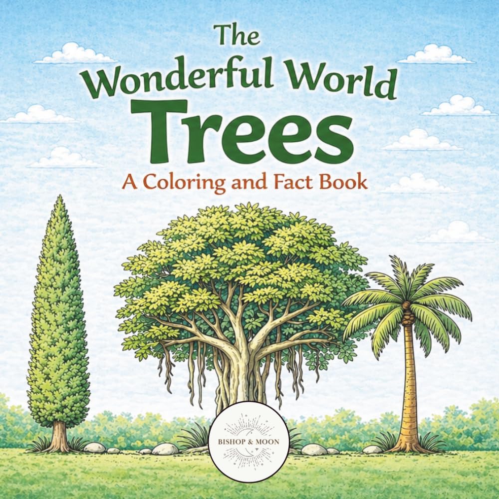 The Wonderful World of Trees: A Coloring and Fact Book