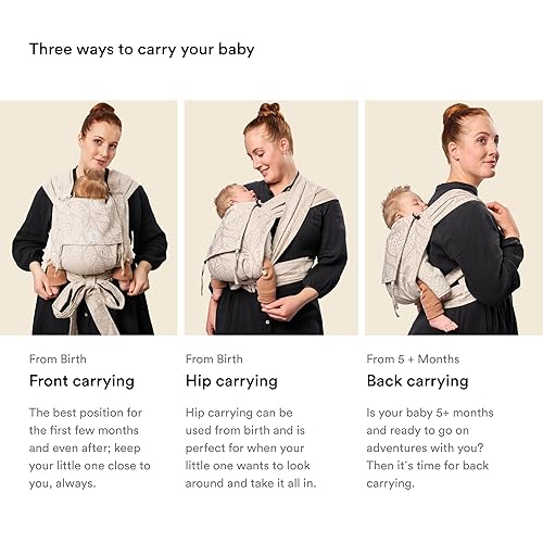 Miniatura 4 de Stokke Limas Carrier, Terracota (OCS) - Portabebés recién nacido con media hebilla - Tres opciones de transporte - Seguro desde el nacimiento y