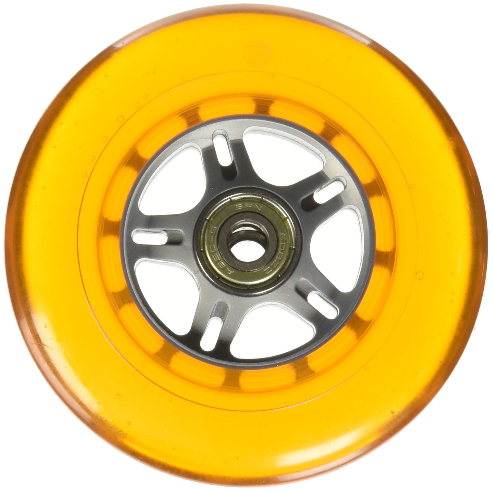 Scooter Wheels Orange 100mm with Sealed Cartridge Bearings