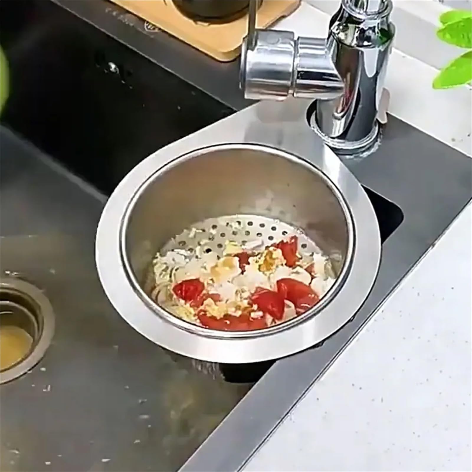 1 Stück Küchenspüle Siebkorb Für Lebensmittelabfälle