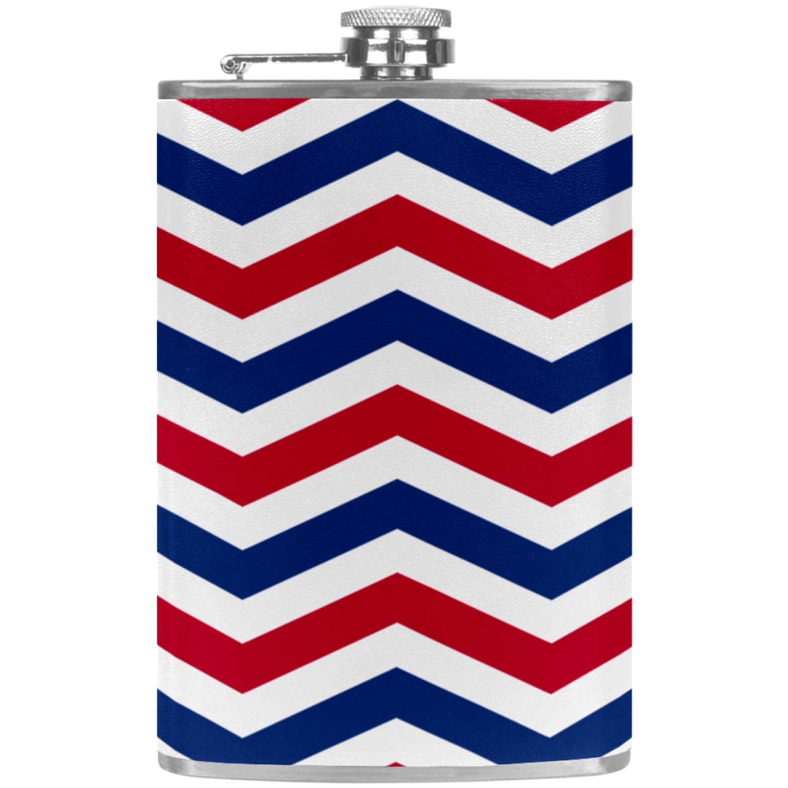 Flasque à whisky en cuir avec entonnoir pour camping et fête
