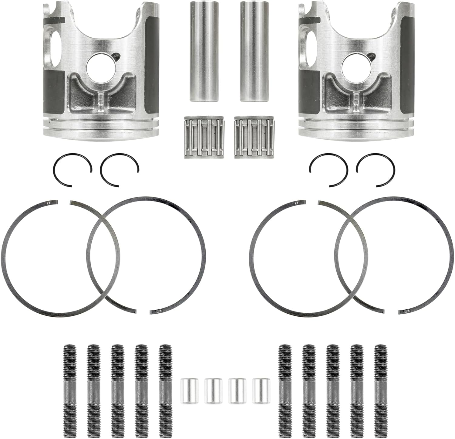 Powersports Replacement Parts for Cylinder Piston Ring Top End Gasket Kit for Yamaha Banshee 350 YFZ350 1987-2006 Mod-C33C-21946