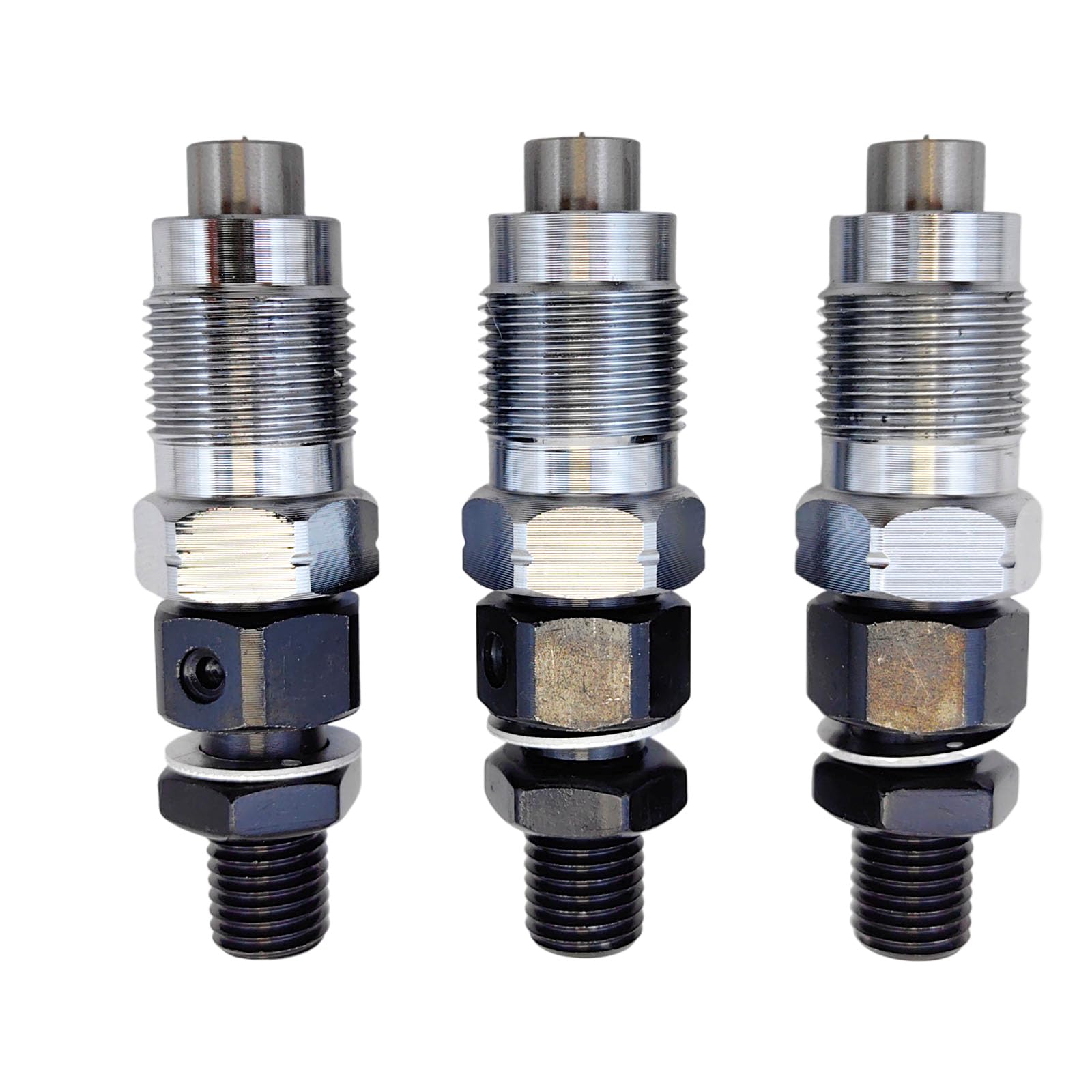 Giuqa 3X Fuel Injector 16001-53904 Diesel Injector Fits For Kubota Engine D722 Bx1860 Bx1870 Bx1880 Bx2360 Bx2370 Bx2380 Bx23s Bx25 Compact Utility Tractors 16001-53002 16871-53000 16001-53000