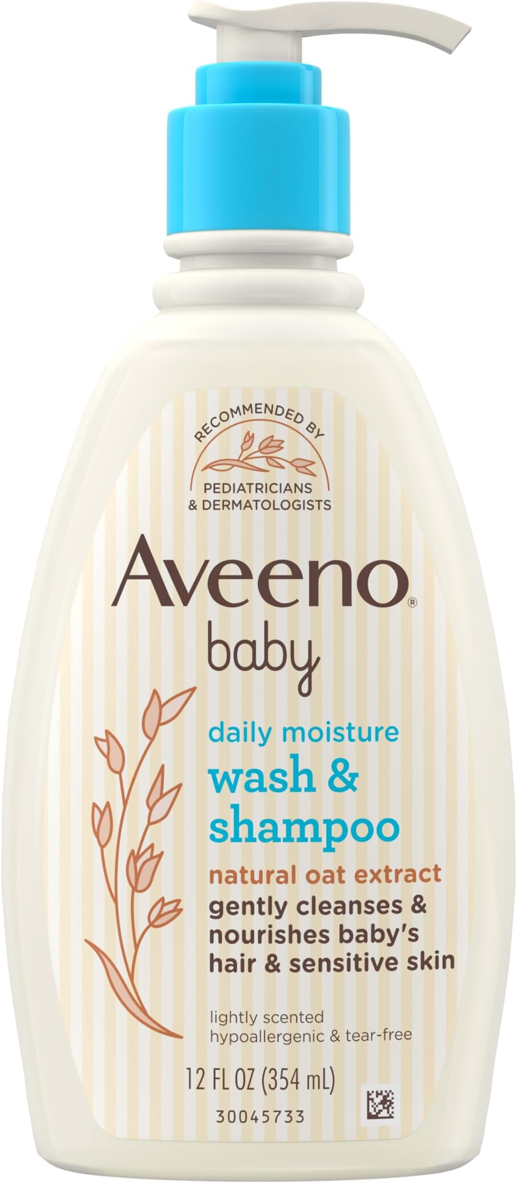 Aveeno Baby Wash and Shampoo Lightly Scented (12 fl oz)