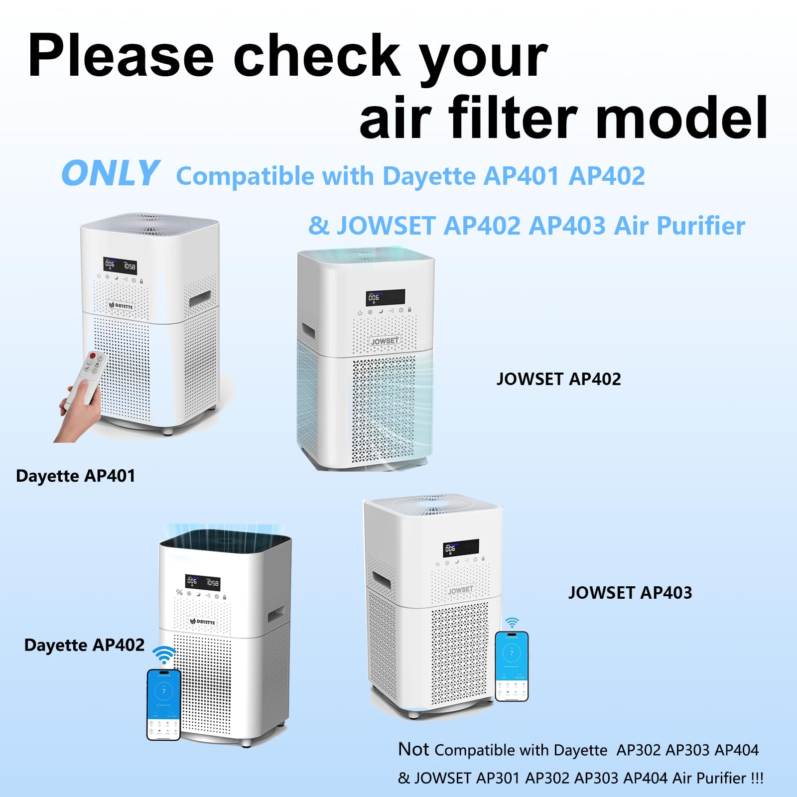 Amazon.co.jp: WOCASE AP401 AP402 アップグレード H14 HEPA 空気清浄
