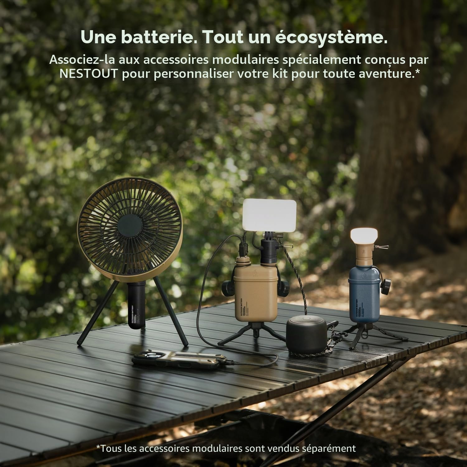 ELECOM NESTOUT 5000mAh Rugged Outdoor Power Bank, IP67 Waterproof, 15W