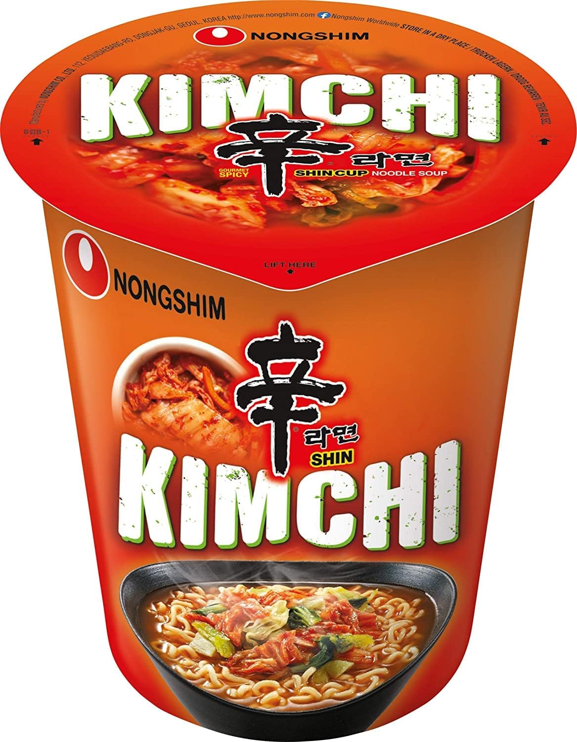 Kimchi Cup Noodles (6 Count)