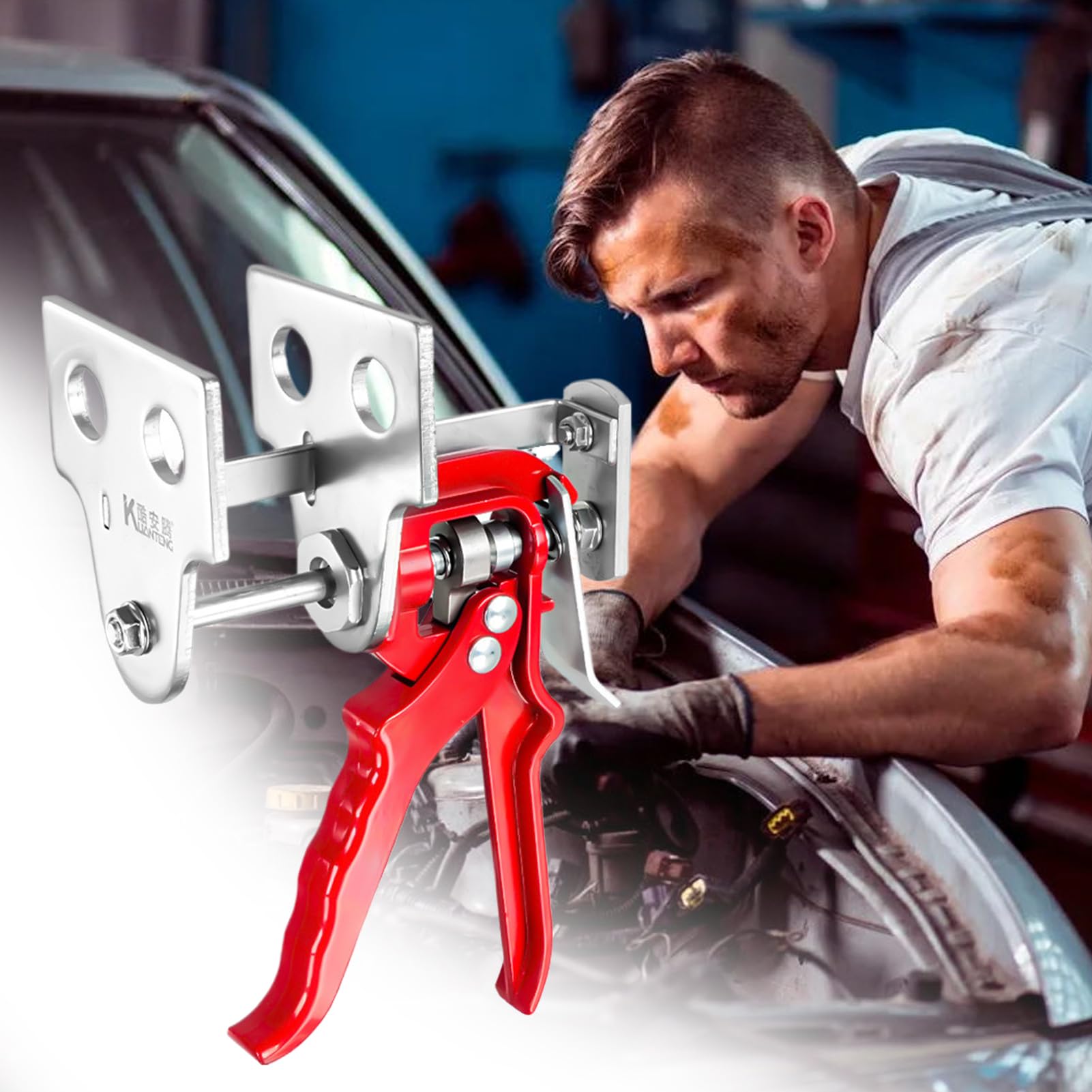 Attrezzo per Pinza Freni Pressa Con Piastra Per Pistoni Freno A Disco Uso | Officina Per Gran Parte Di Auto, Furgoni Leggeri, SUV E Monovolume