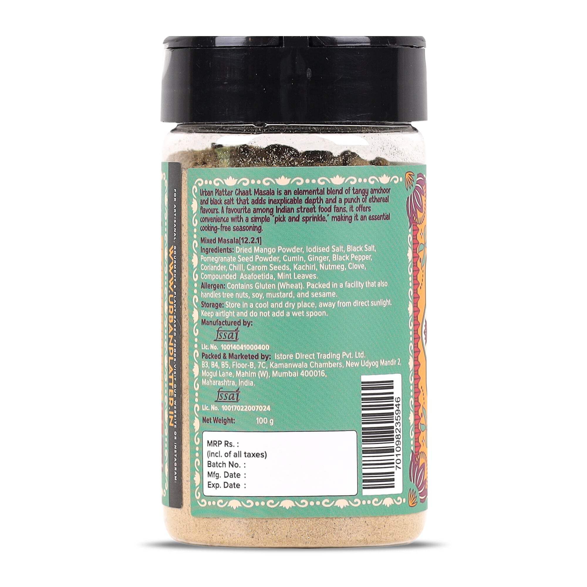 Urban Platter Chaat Masala, 100g - Image 3 thumbnail