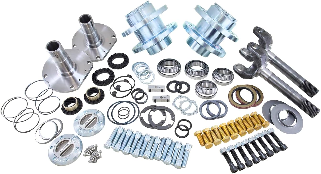 Yukon Spin Free Locking Hub Conversion Kit for Dana 60 & AAM, 00-08 SRW Dodge