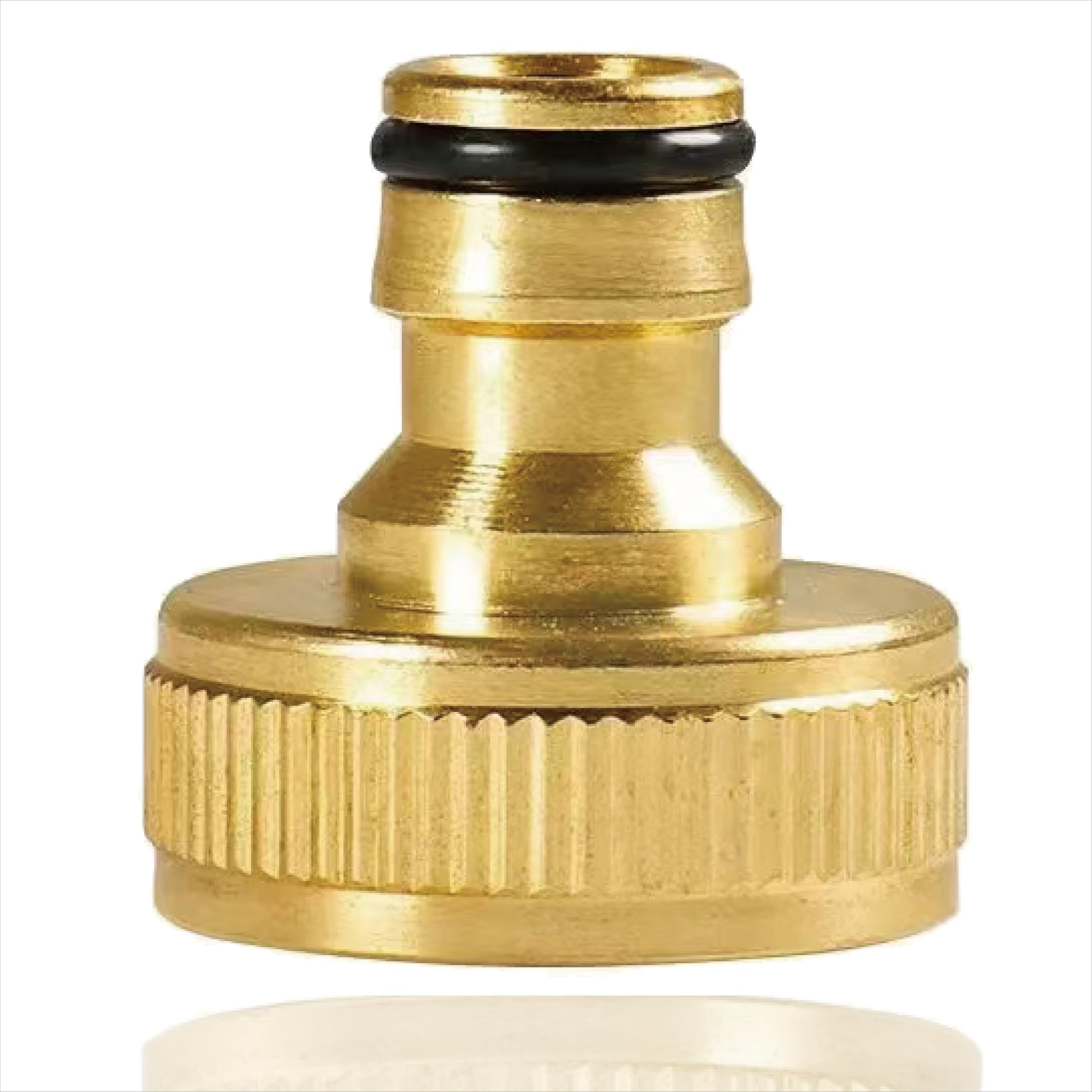 Hahnverbinder Kupplung 1 Zoll, Gartenschlauch Schnellkupplung Messing Wasserschlauch Fitting Anschlüsse Innengewinde Adapter Messing Ton 1 Zoll, Außengewinde Zubehör/Gartengerät/Sanitär/Bewässerung ﻿