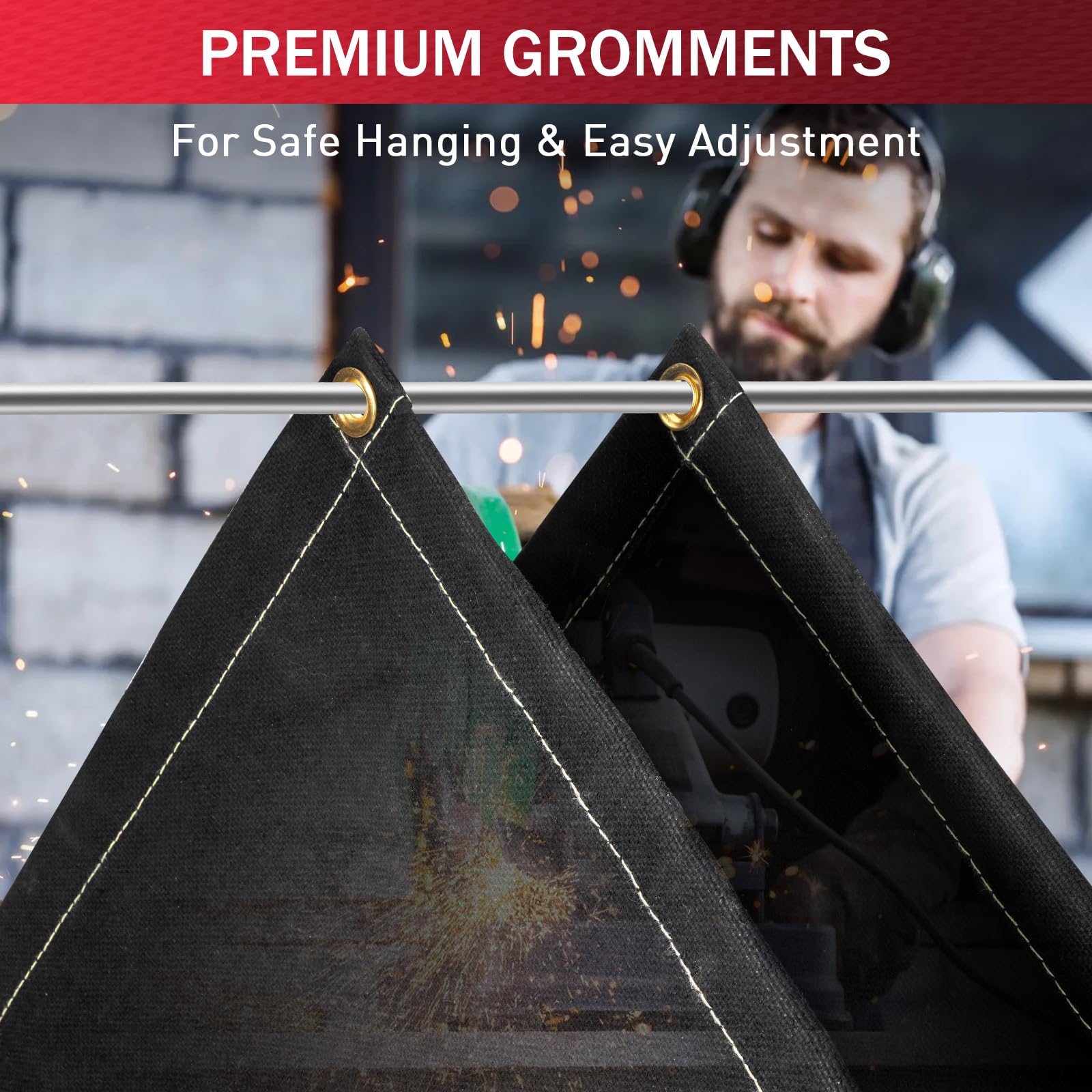 Heavy Duty Fiberglass Welding Blanket (6X8FT) With Acrylic Coated - Welding Blanket And 6X8FT - View #7