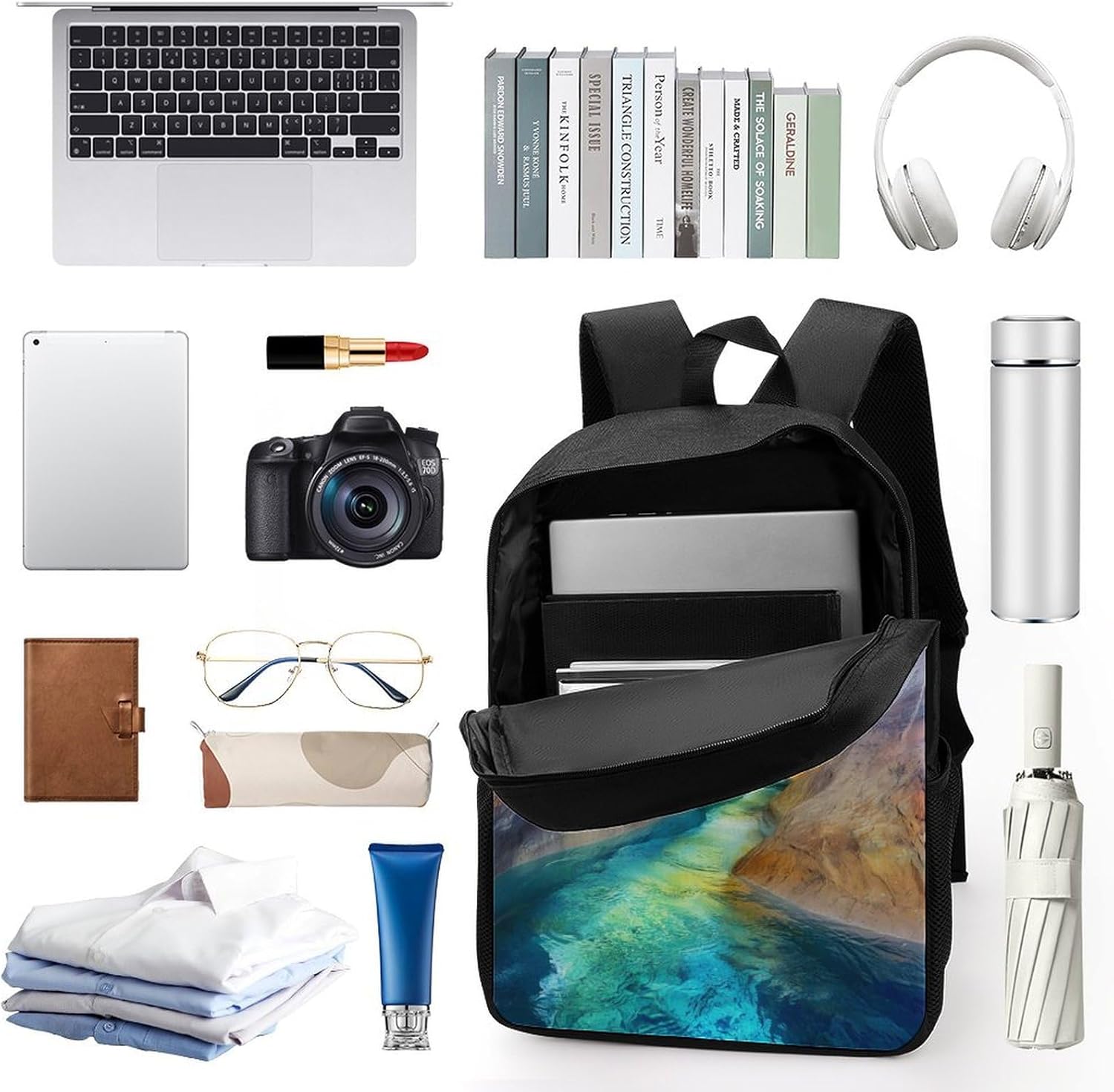 Antelope Canyon Mountain Laptop Backpack for Men Women 17 Inch Shoulder Bag Travel Daypack