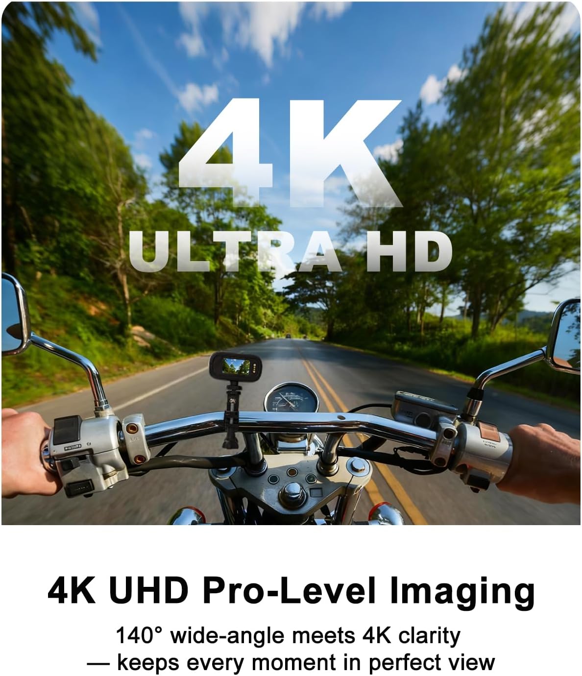 Bextgoo Action Camera, Body Camera 4K, 64GB Waterproof POV Camera IP65, Mini Body Cam with 1200 mAh Battery for Vlogging, Travel, Thumb Action Cam for Skiing Motorcycle Cycling