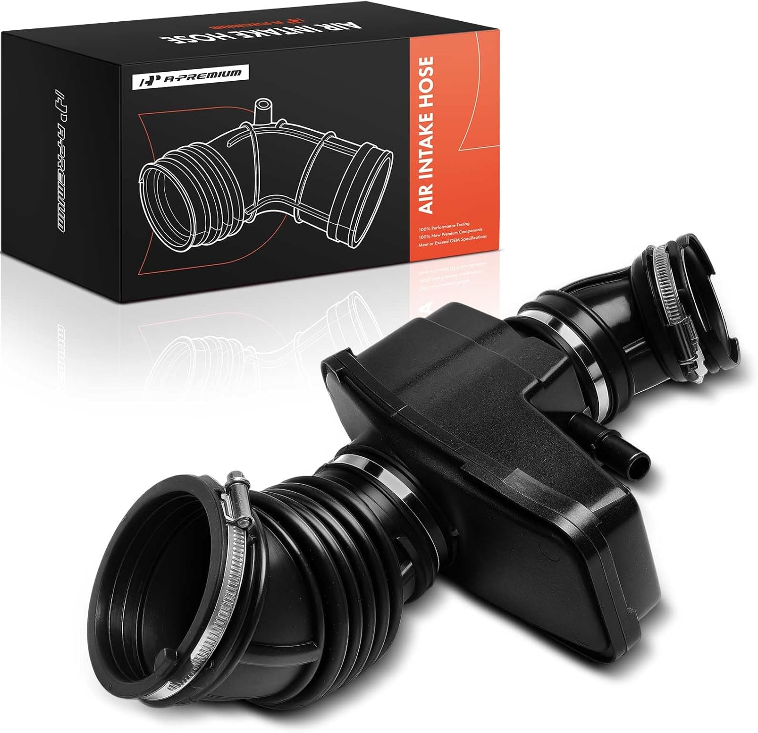 A-Premium Engine Air Clean Intake Tube Hose with Clamps Compatible with Chevrolet Equinox 2018-2020 & GMC Terrain 2018-2021, 2.0L