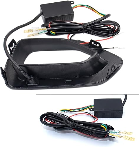 Miniatura 7 de Luces de rejilla de repuesto para SRT Scat Pack Grille Smoke LED Lights Pig Nose Fit para Dodge Charger 2015-2022