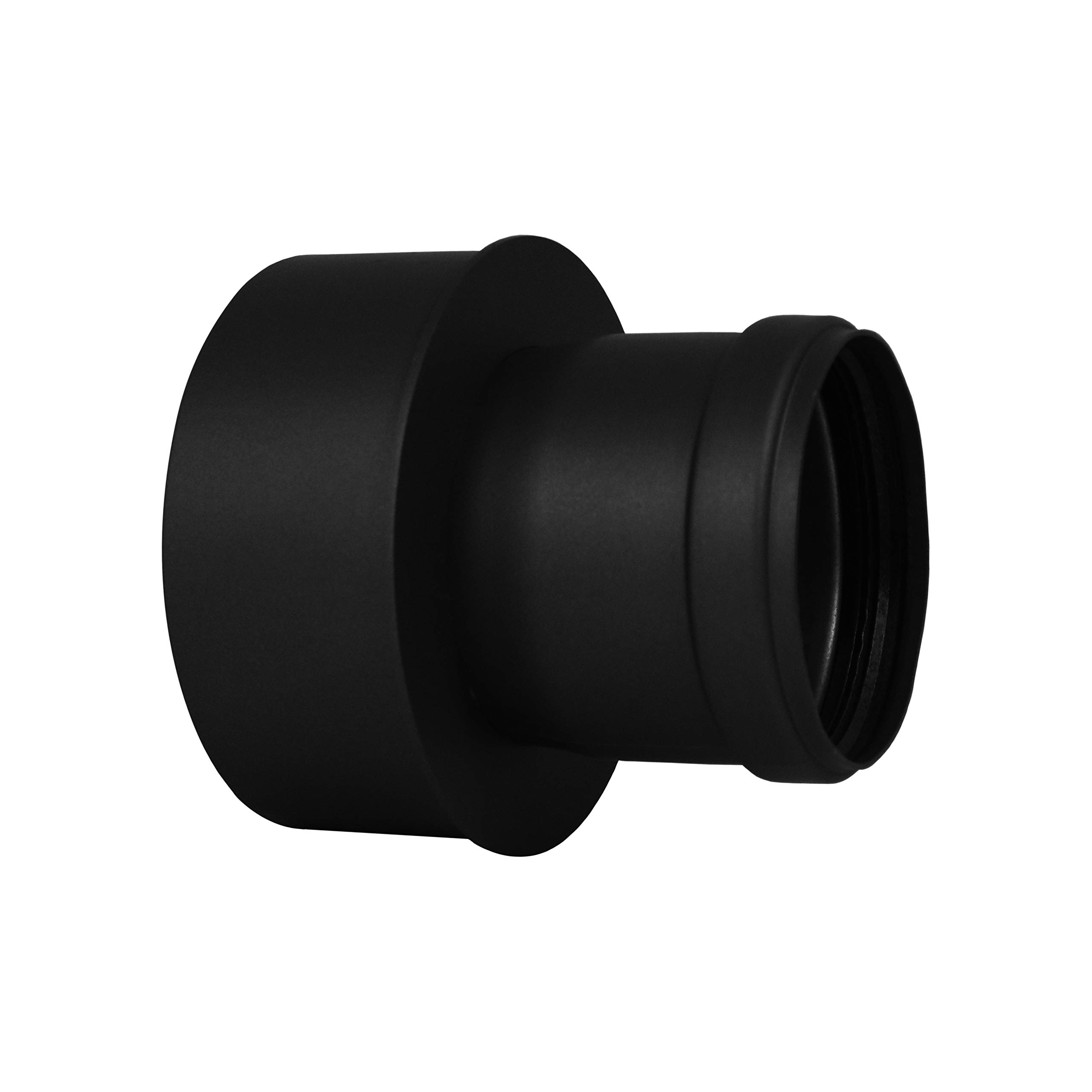 LANZZAS Tubo de pellets de 80 mm de diámetro a 120 mm de diámetro en color negro