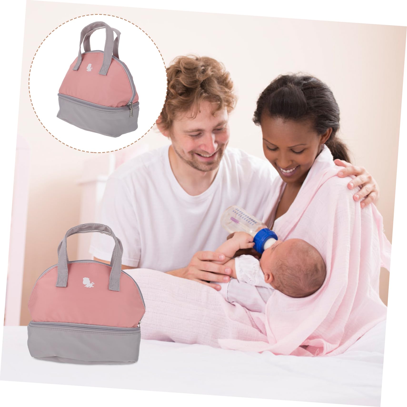 Abaodam 3pièces à Lait Maternel Portable De Conservation pour Allaitement avec Capacité Optimisée pour Mères pour Transport De Lait Frais Déplacement