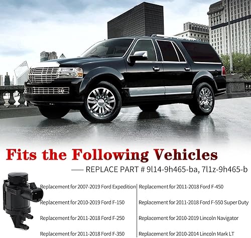 Miniatura 3 de 7L1Z-9H465-B Solenoide de vacío con buje de bloqueo 4x4  Reemplazo para Ford Expedition, Ford F-150, Lincoln Navigator  apto para vehículos