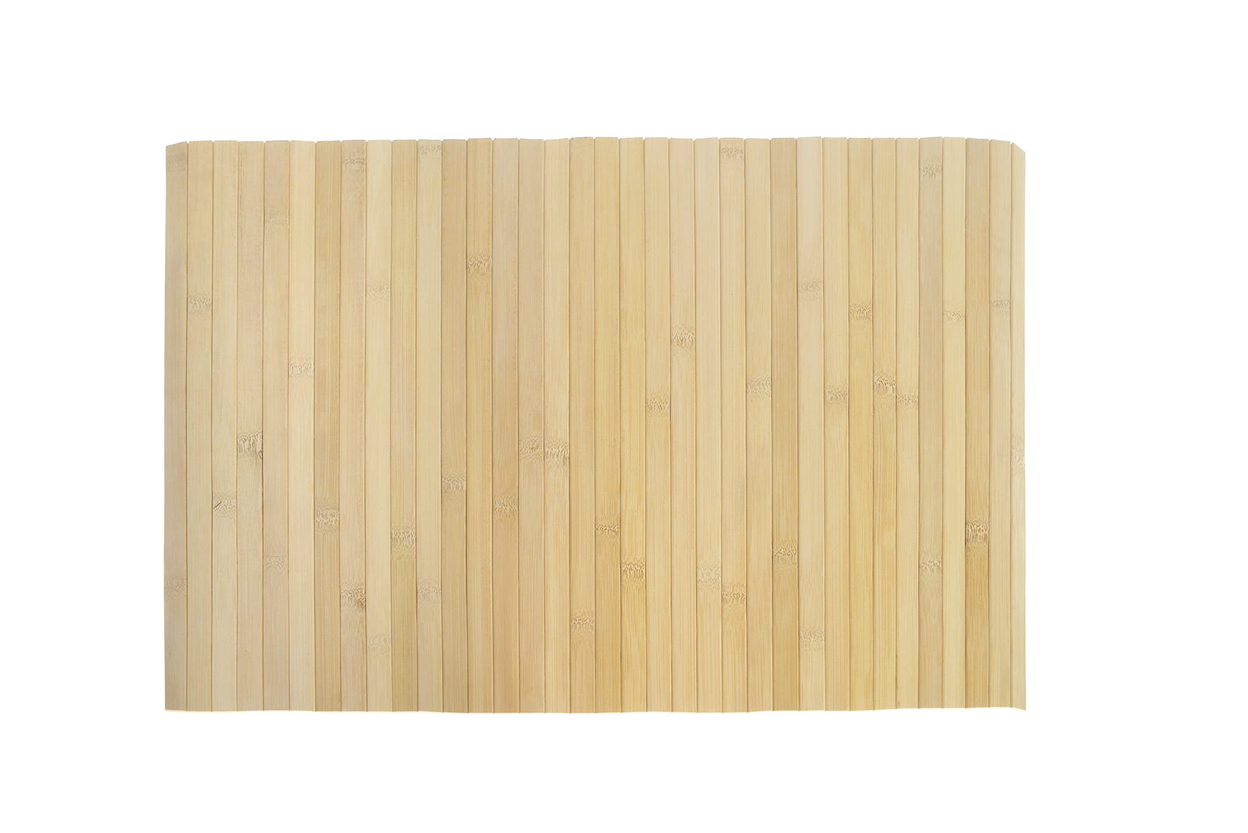 Alfombra de Bambu Natural Sin Bordes | Alfombra Rectangular - 40 x 60 cm