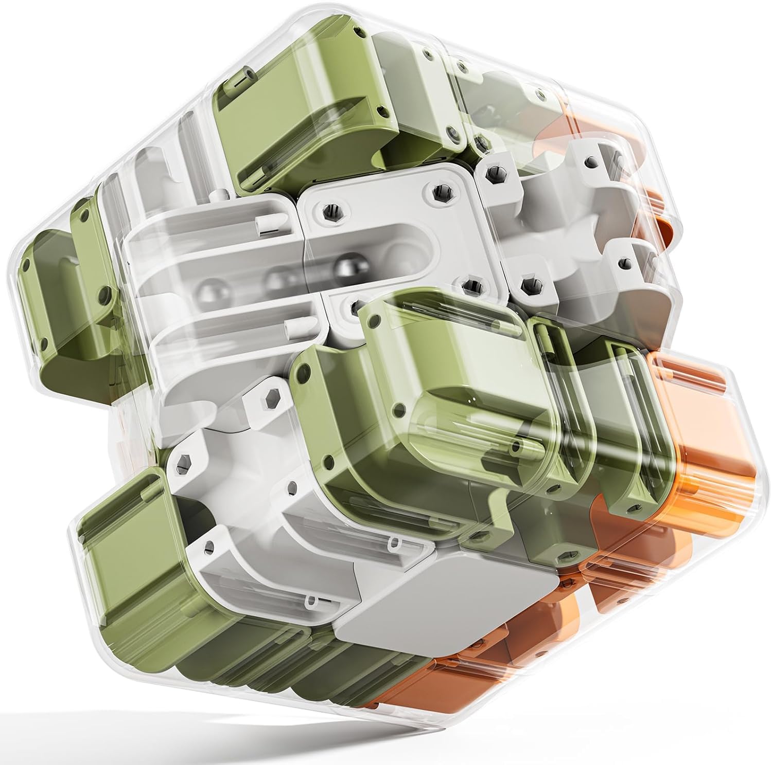 ROMANVIC Zauberwürfel,3D Labyrinth Würfe,Großes Labyrinth Kugel 3D Puzzles Spielzeug Interaktives,Praktisches Gehirntrainings Spielzeug Stressabbau Für Klassenzimmer,Familientreffen,Schulen,Partys