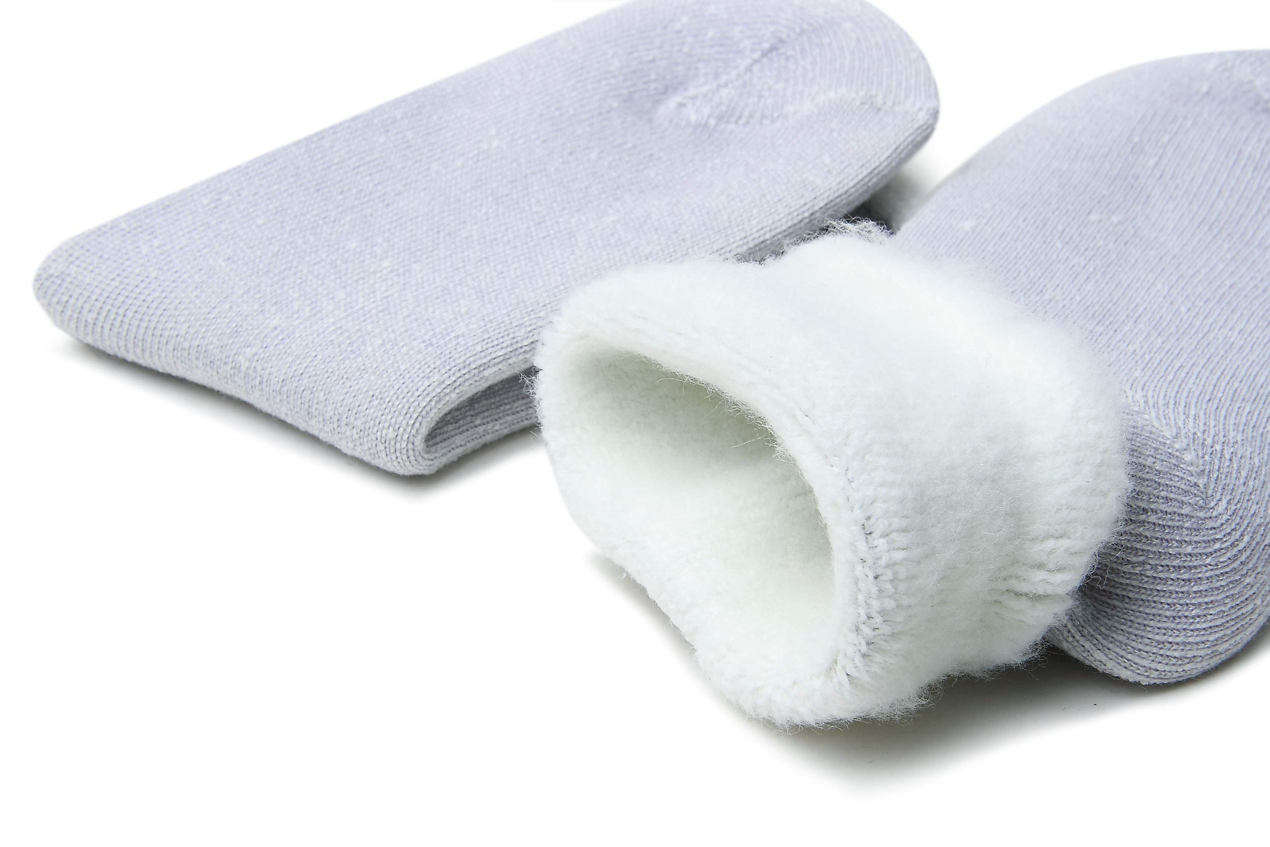 JARSEEN 2 Paia Calze di Lana Invernali Termiche Calzini Ricamo Carino Caldo Spessi Morbido Calzettoni Donna