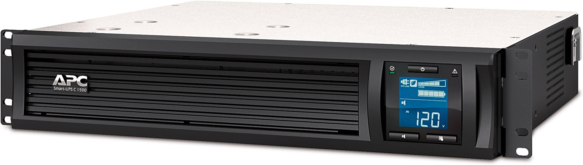 APC 1500VA Smart UPS with SmartConnect, SMC1500-2UC Rack Mount UPS Battery Backup, Sinewave, AVR, 120V, Line Interactive Uninterruptible Power Supply