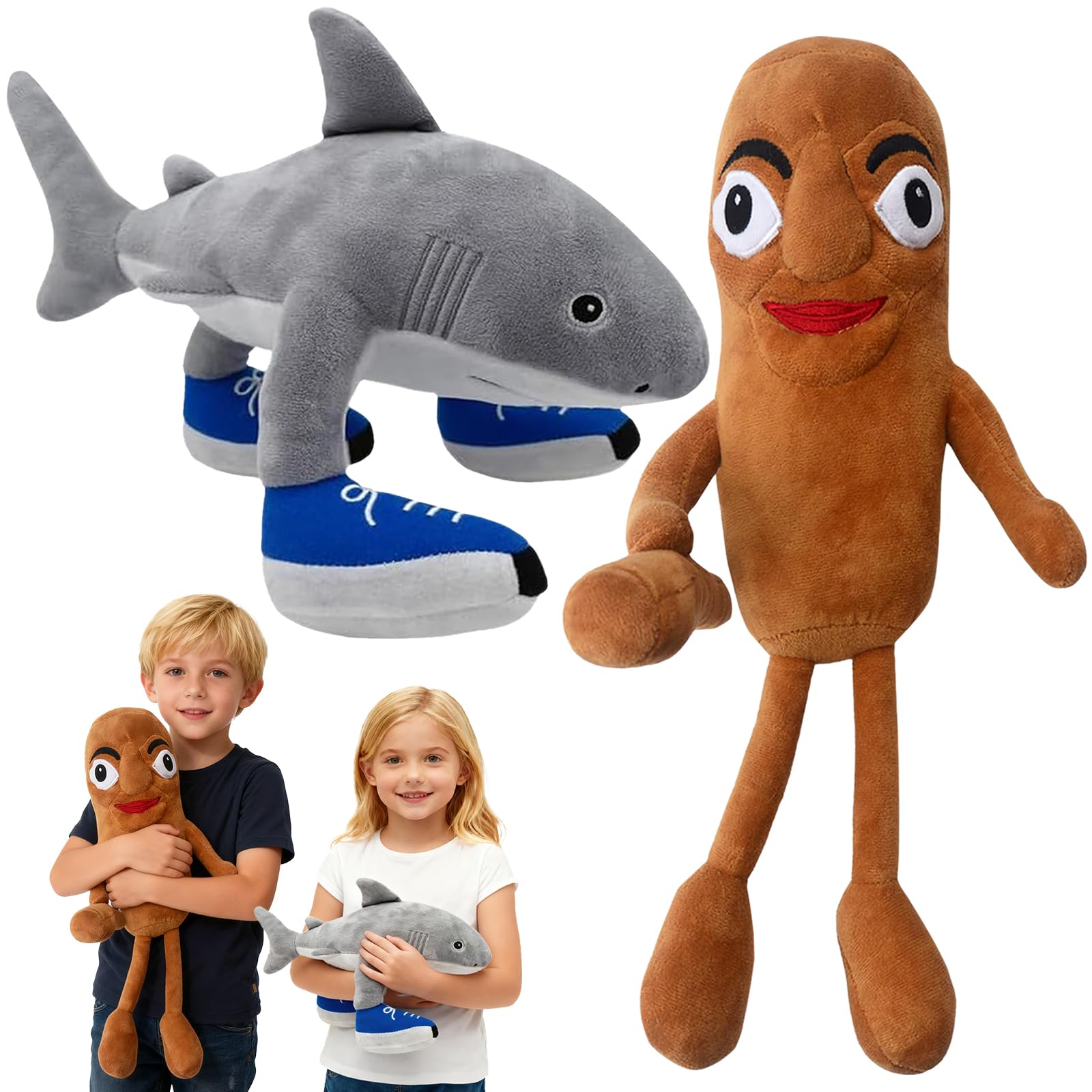 Hyhuiyin 2Pcs Italian Brainrot Plush Toy