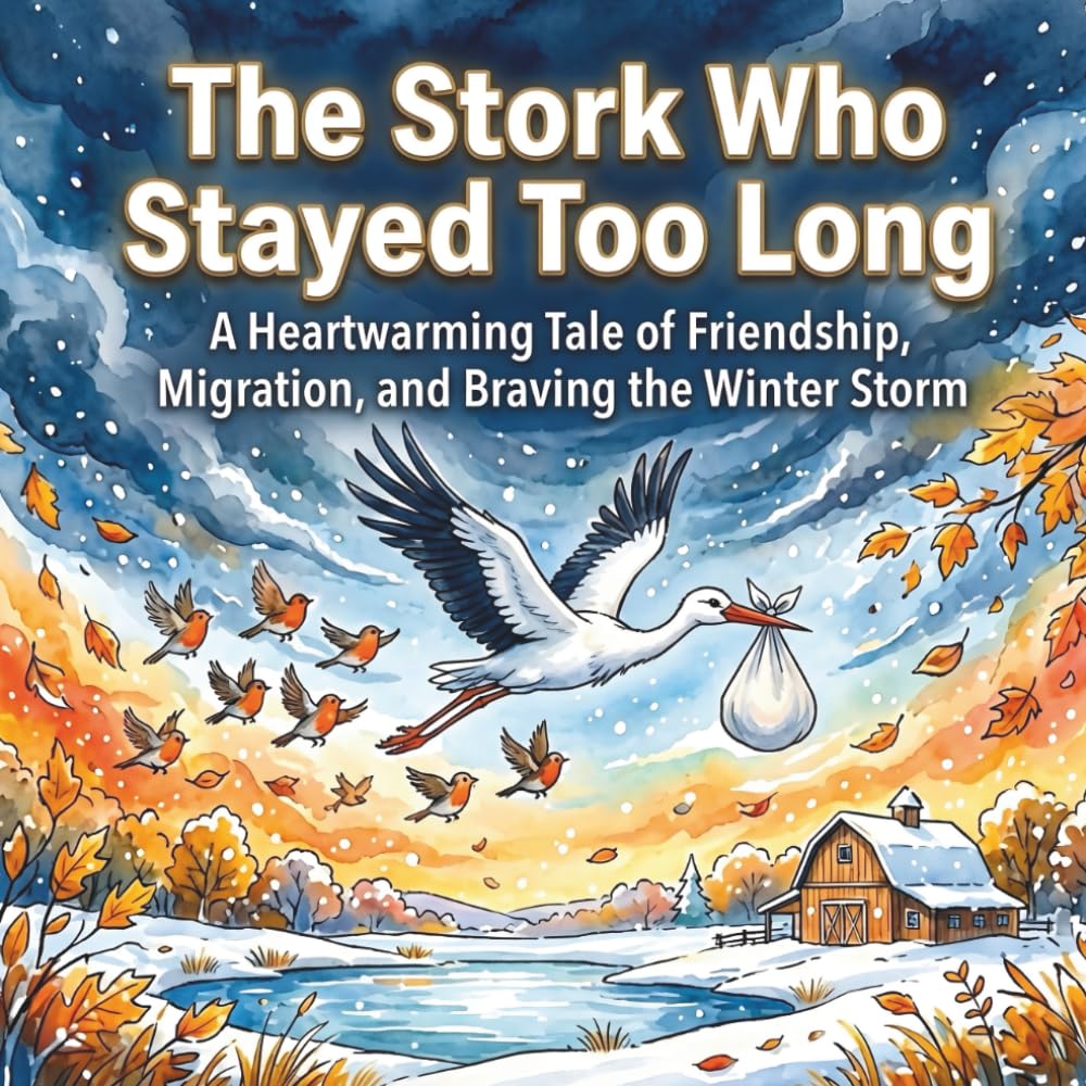 The Stork Who Stayed Too Long: A Heartwarming Tale of Friendship, Migration, and Braving the Winter Storm