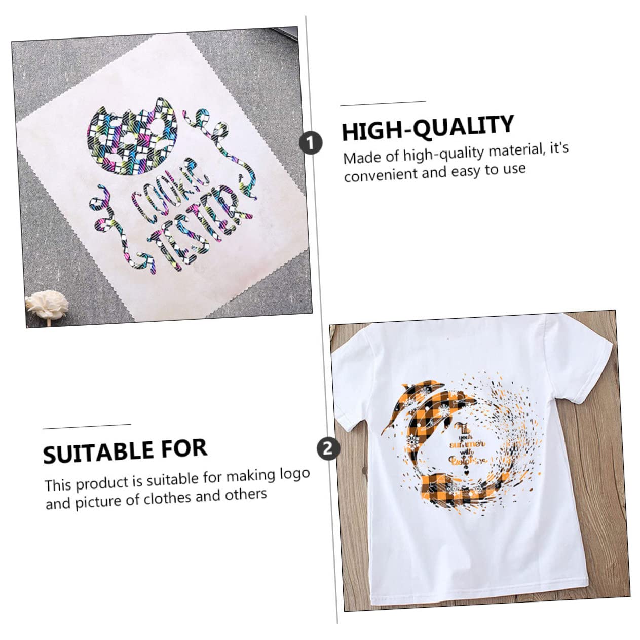 Operitacx 12stücke Teiliges Weihnachts-diy Transferfolie Pu Lettering Film Für Kleidung Thermotransferfolie Für Individuelle Designs Für Winterdeko Und Bastelprojekte