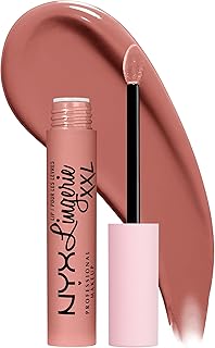 NYX Professional Makeup Lip Lingerie XXL Liquid Lipstick for Long Lasting Vegan Formula 01 Undress'd