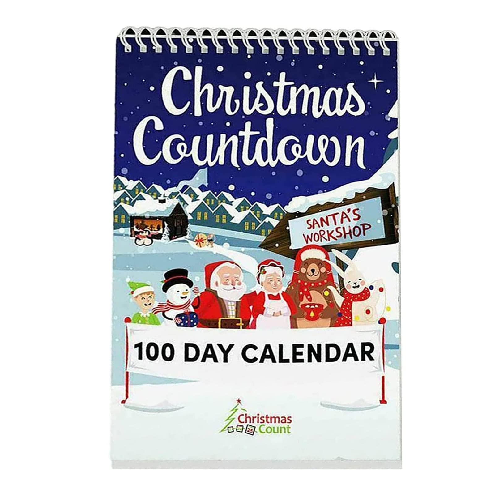Christmas Calendar Countdown, 100 Days Christmas Countdown Calendar 2022, Innovative Advent Calendar Christmas Gifts Desk