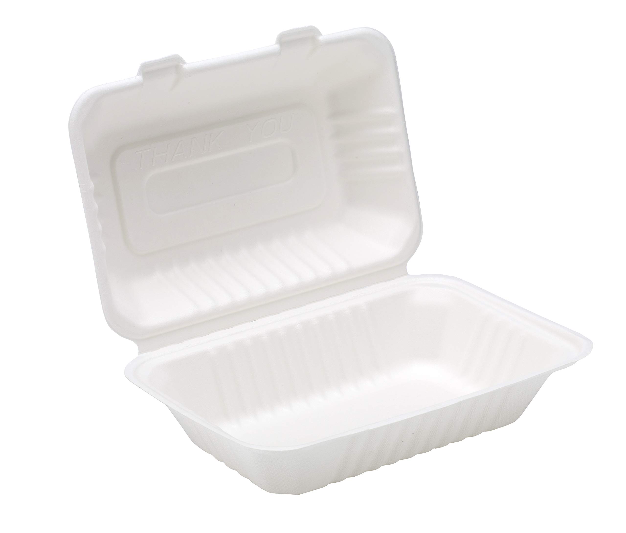 Dispo125 Bagasse lunch boxes 9" x 6" Party Buffet catering Wedding BBQ compostable