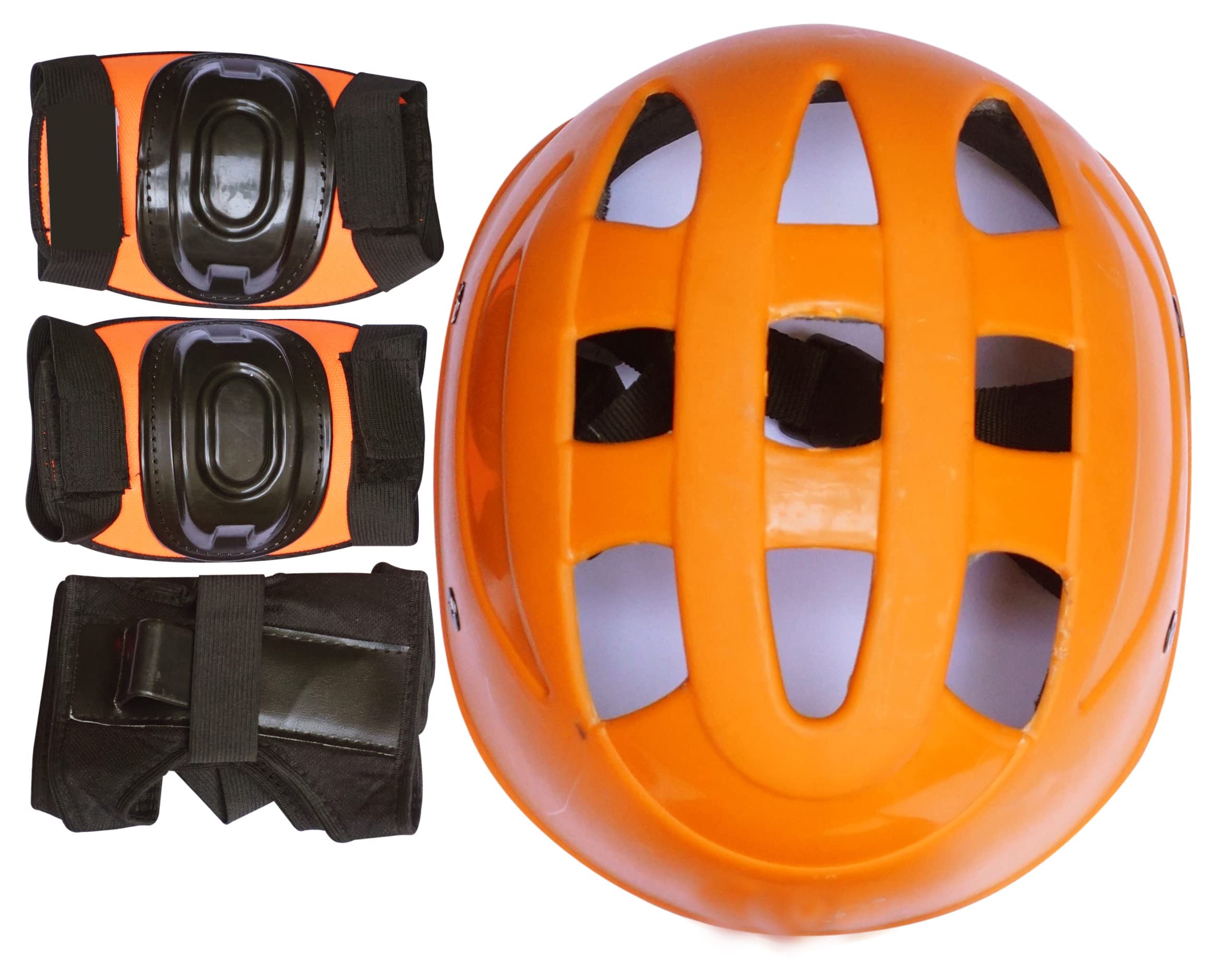Rakso Skating & Cycling Protective Set - Color-Orange, Black (Set of 4pcs) ( Small) Kids (L) (B0B5RW3FZ3) Amazon Price History, Amazon Price Tracker