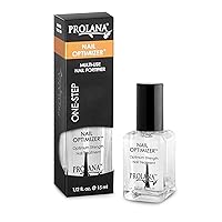 Vista 2 de Prolana Optimizador de uñas, capa base fortalecedora extra fuerte para uñas débiles y dañadas, crecimiento de uñas y evita que las uñas se pelen