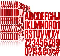 Vista 61 de 500 piezas de 10 hojas de calcomanías de letras, calcomanías de números de buzón de vinilo autoadhesivas impermeables, calcomanías de números