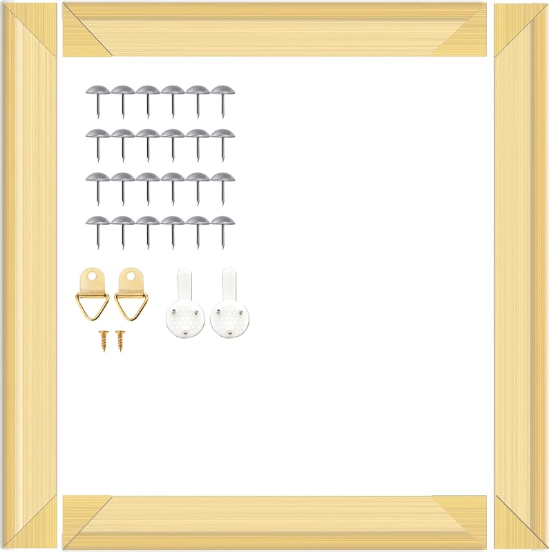 ECOIOU Barras de bastidor de lienzo para bricolaje, marco de lienzo de 16.0 x 20.0 in, marcos de bastidor resistentes para pinturas al óleo, impresiones, pintura por números y carteles (necesita tamaño adicional para envolver alrededor del marco)