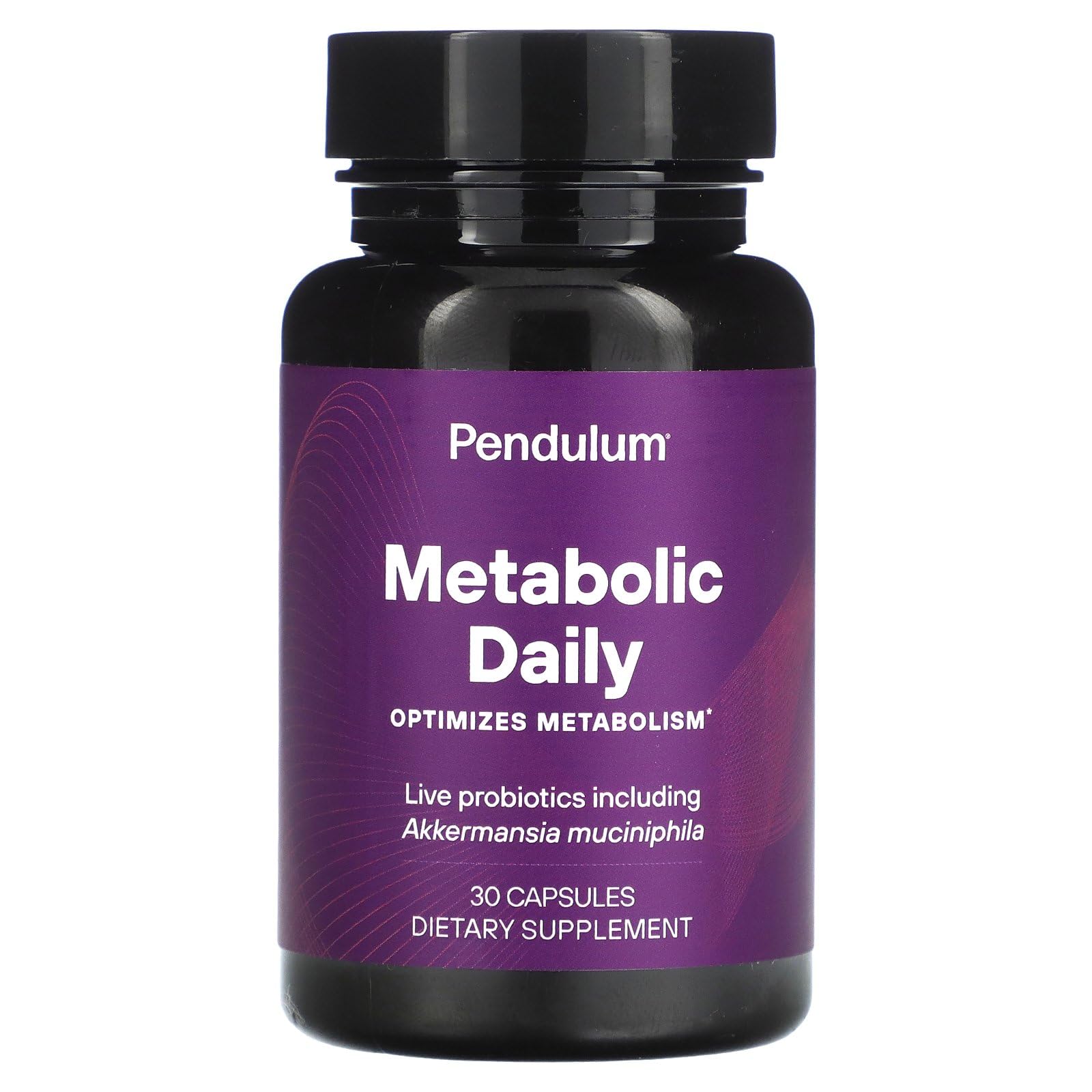Pendulum Metabolic Daily - Multi-Strain Probiotic with Akkermansia muciniphila to Support Metabolism and Sustain Energy Levels - for Women and Men - 30 Capsules (1 Pack)