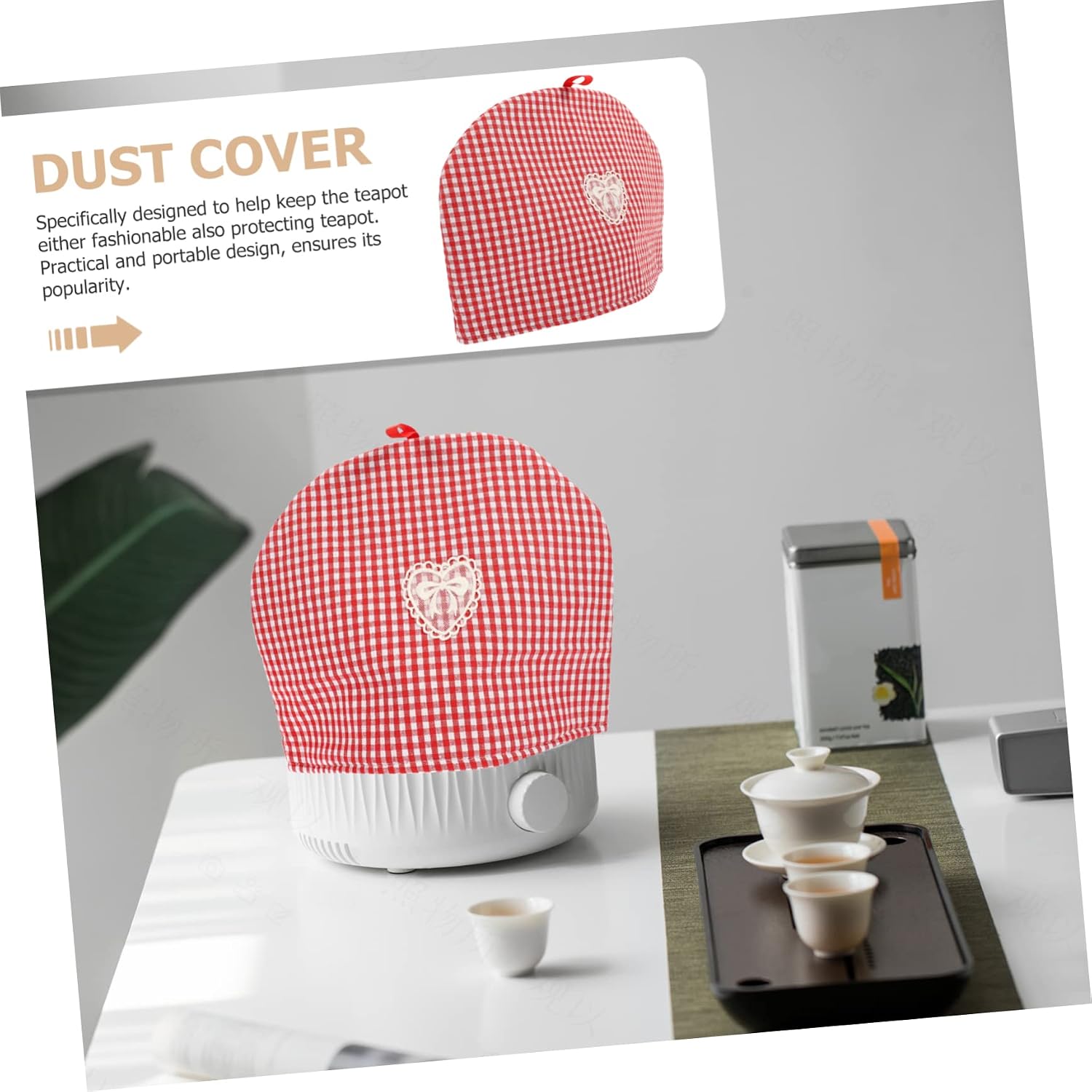 Insulated Tea Cozy for Teapot Thick Dust Protector Cover Floral Design Keeps Warm Household Use Kitchen Accessory