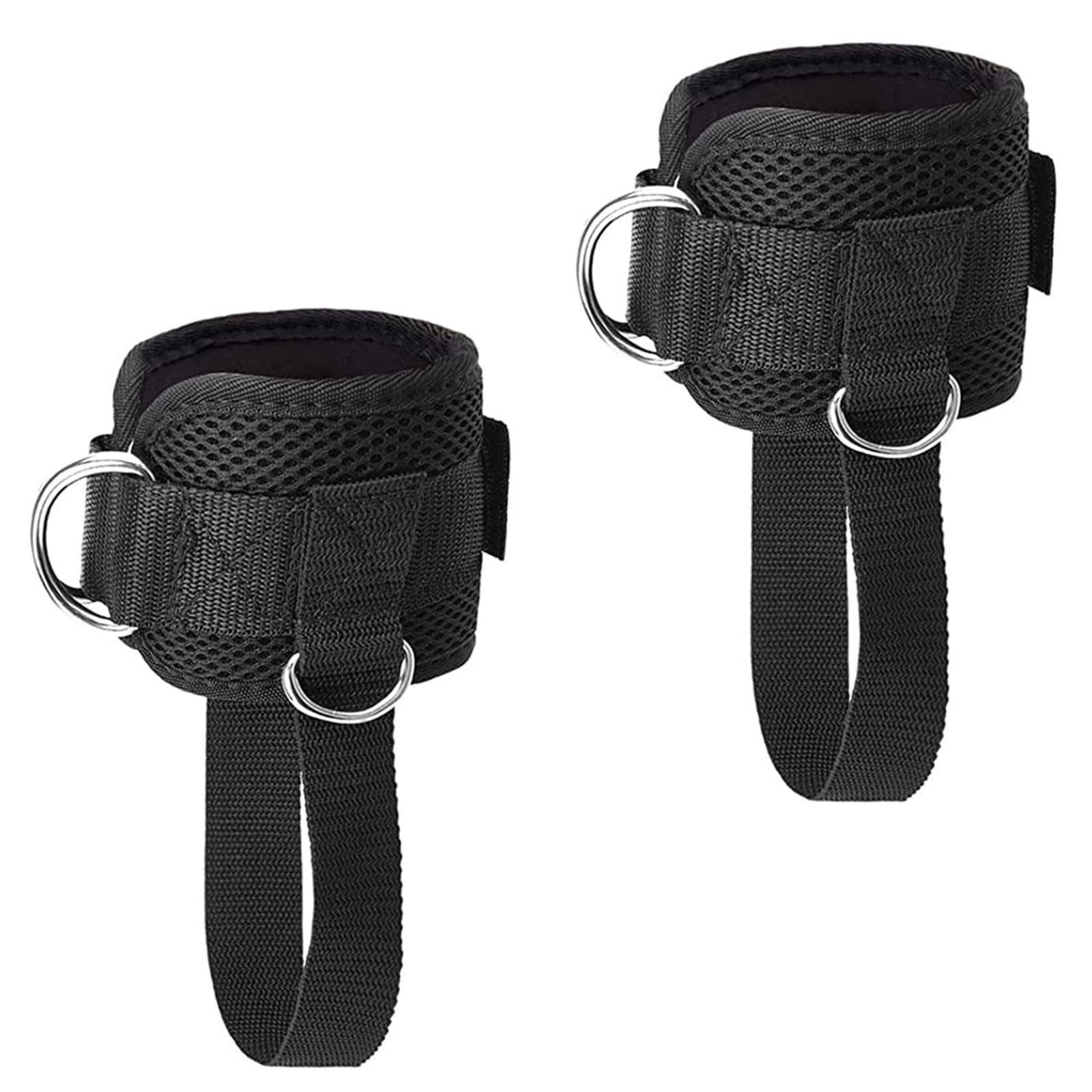 Cavigliere Cavi Palestra, Cinghie per Caviglia Palestra, Confortevole Cavigliera da Palestra per Estensione delle Gambe di Uomini e Donne, Strap per Allenamento delle Gambe