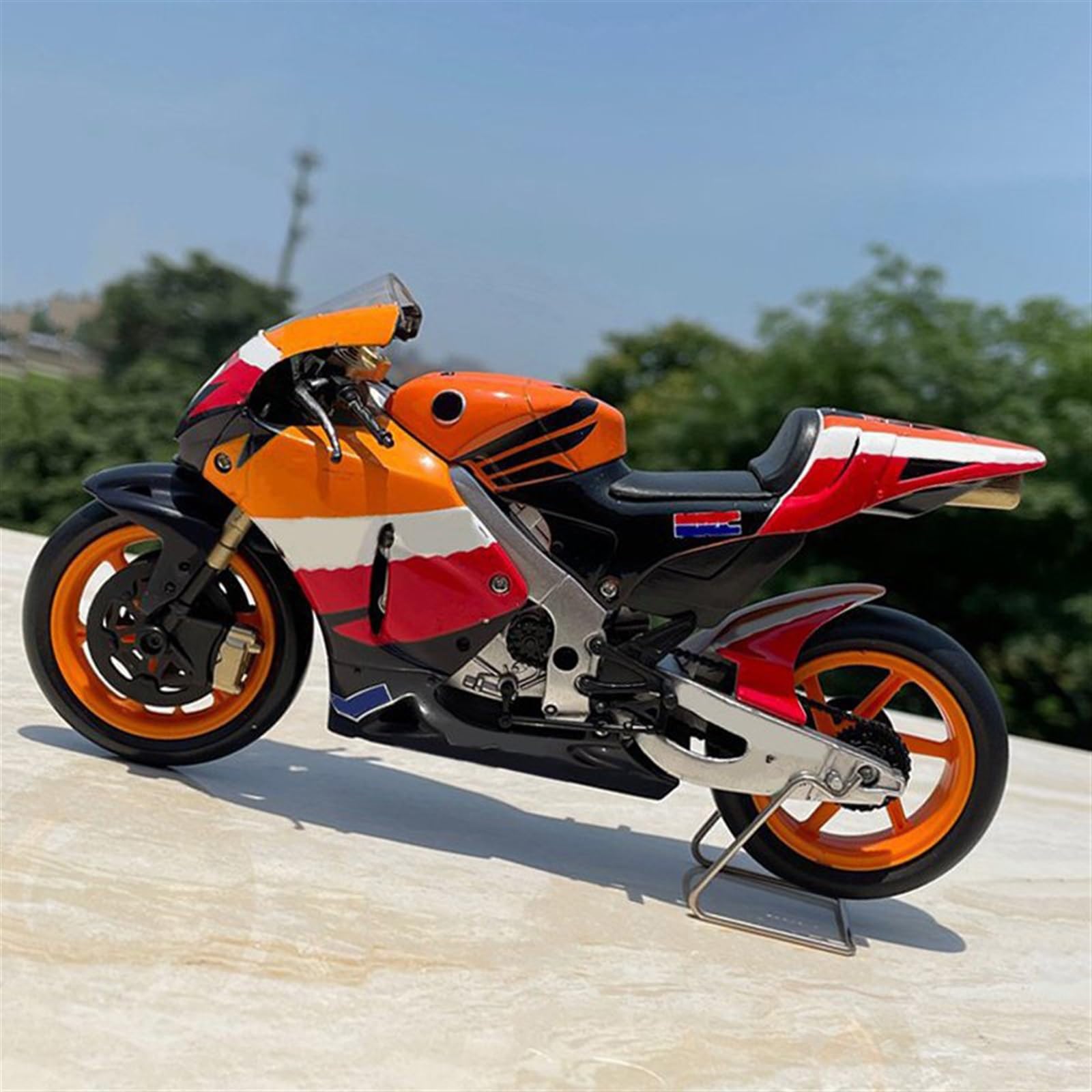 Modello 1/12 Per Honda GP#3 Collezione Di Modelli In Metallo Per Moto Simulazione Fonde Sotto Pressione Regali Per
