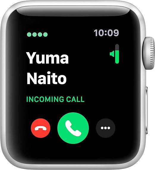 Apple Watch Series 3 (GPS + teléfono móvil), Watch, 38mm, Aluminio plateado  con banda deportiva blanca. : Electrónica - Amazon.com