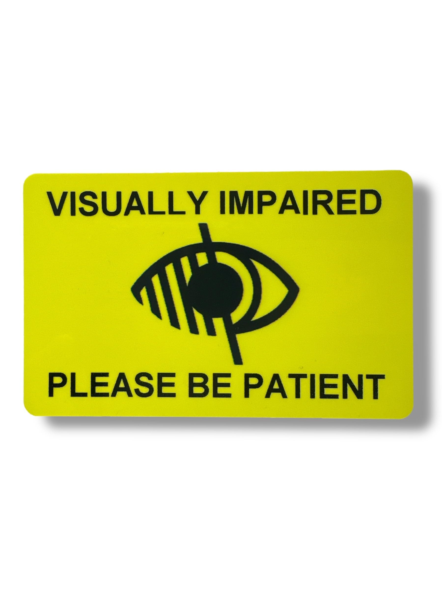 Medical Awareness Information Card (Visually Impaired) — image 1