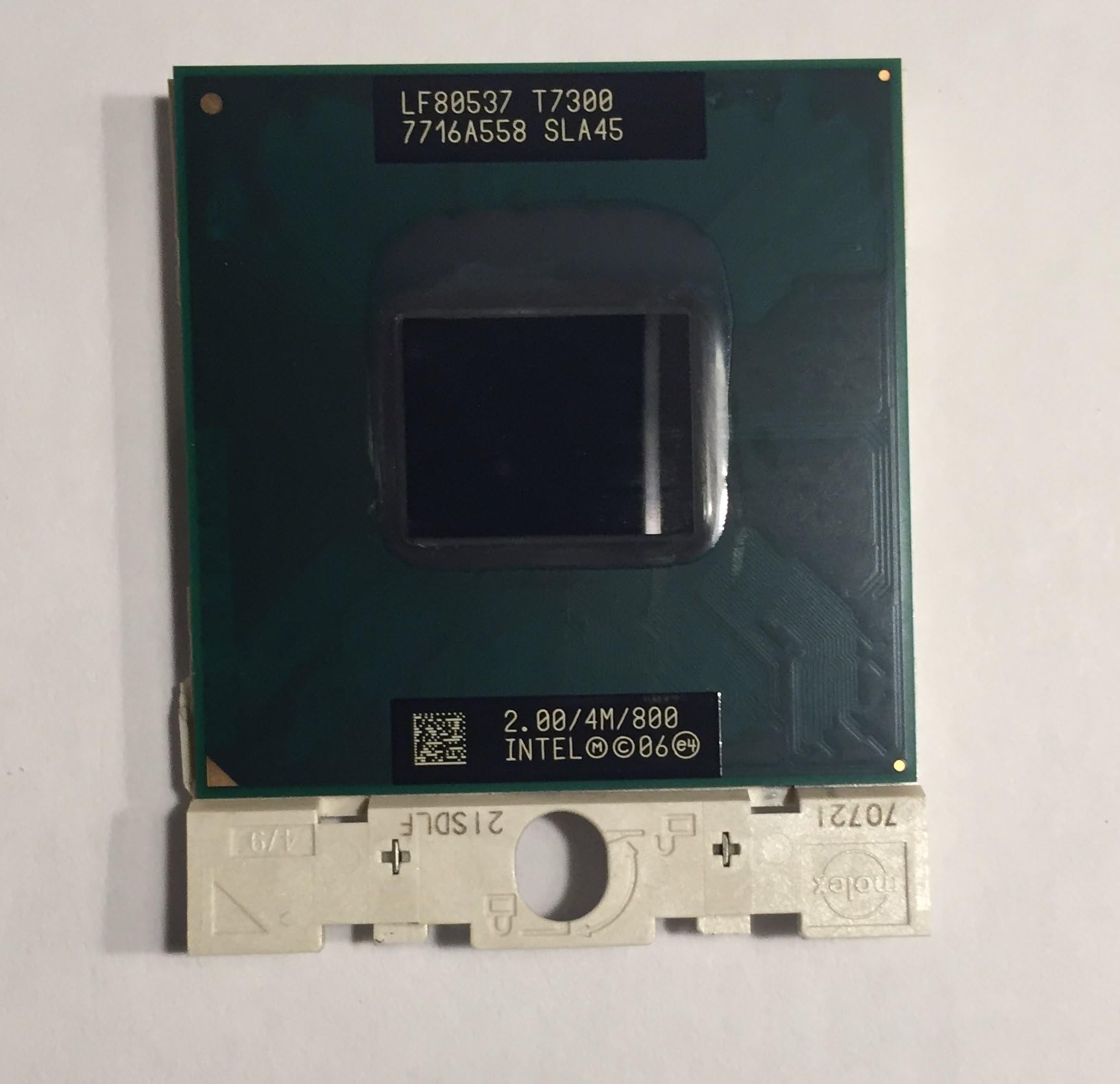 Cpu Core 2 Duo T7300 2.00Ghz Fsb800Mhz 4Mb Fcpga6 Tray