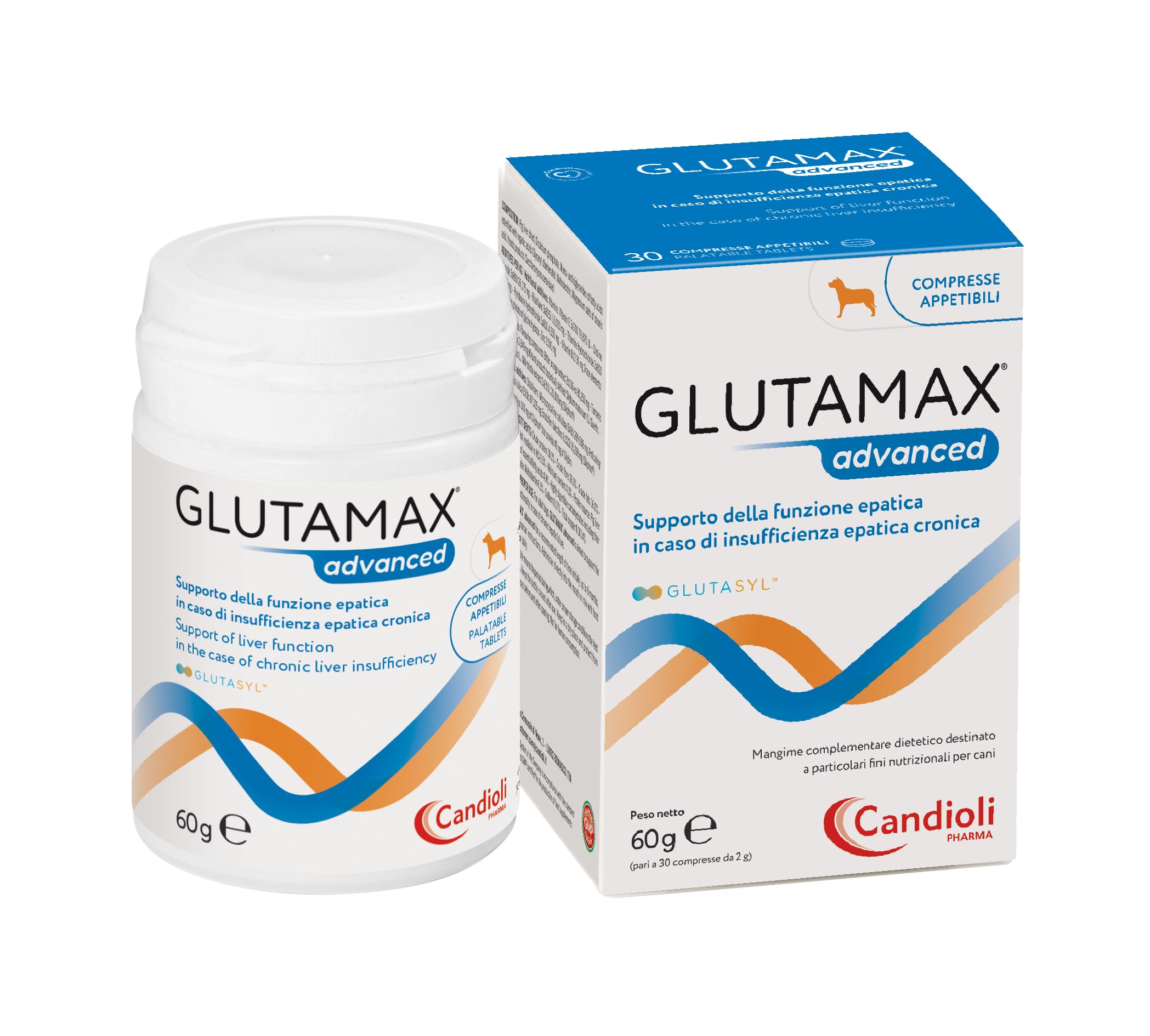 GLUTAMAX Advanced (30 CPR) – Contre l'insuffisance hépatique chronique chez les Chiens