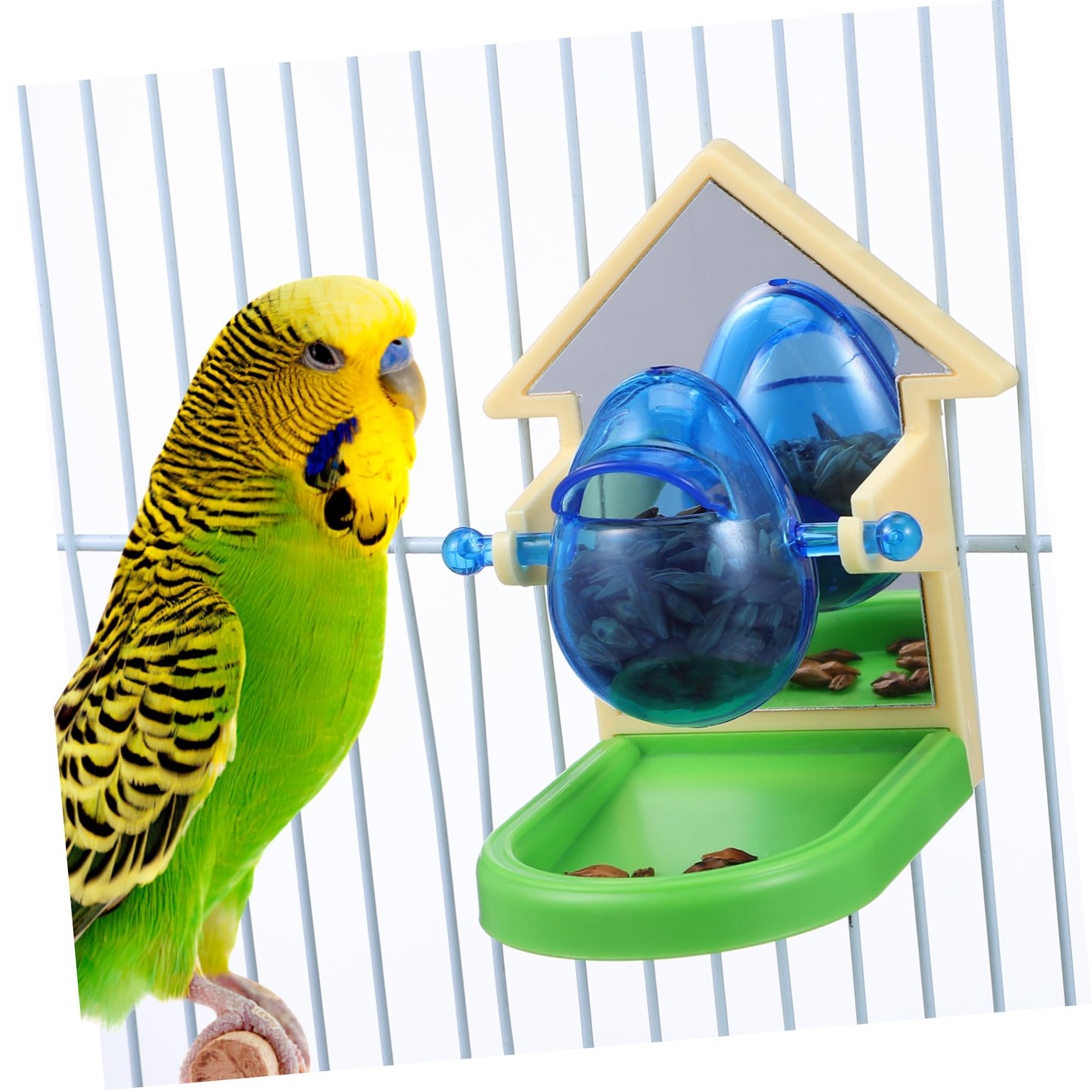 Sosoport 3stücke Educational Parrot Toy Mit Lustigem Futterspielzeug Für Wellensittiche Spiel Und Bewegung Langlebig Und Leicht Zu Transportieren