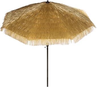 9 Feet Outdoor Patio Umbrella with Crank and Tilt, Excellent Sun Protection Umbrella Canopy, UPF 50+