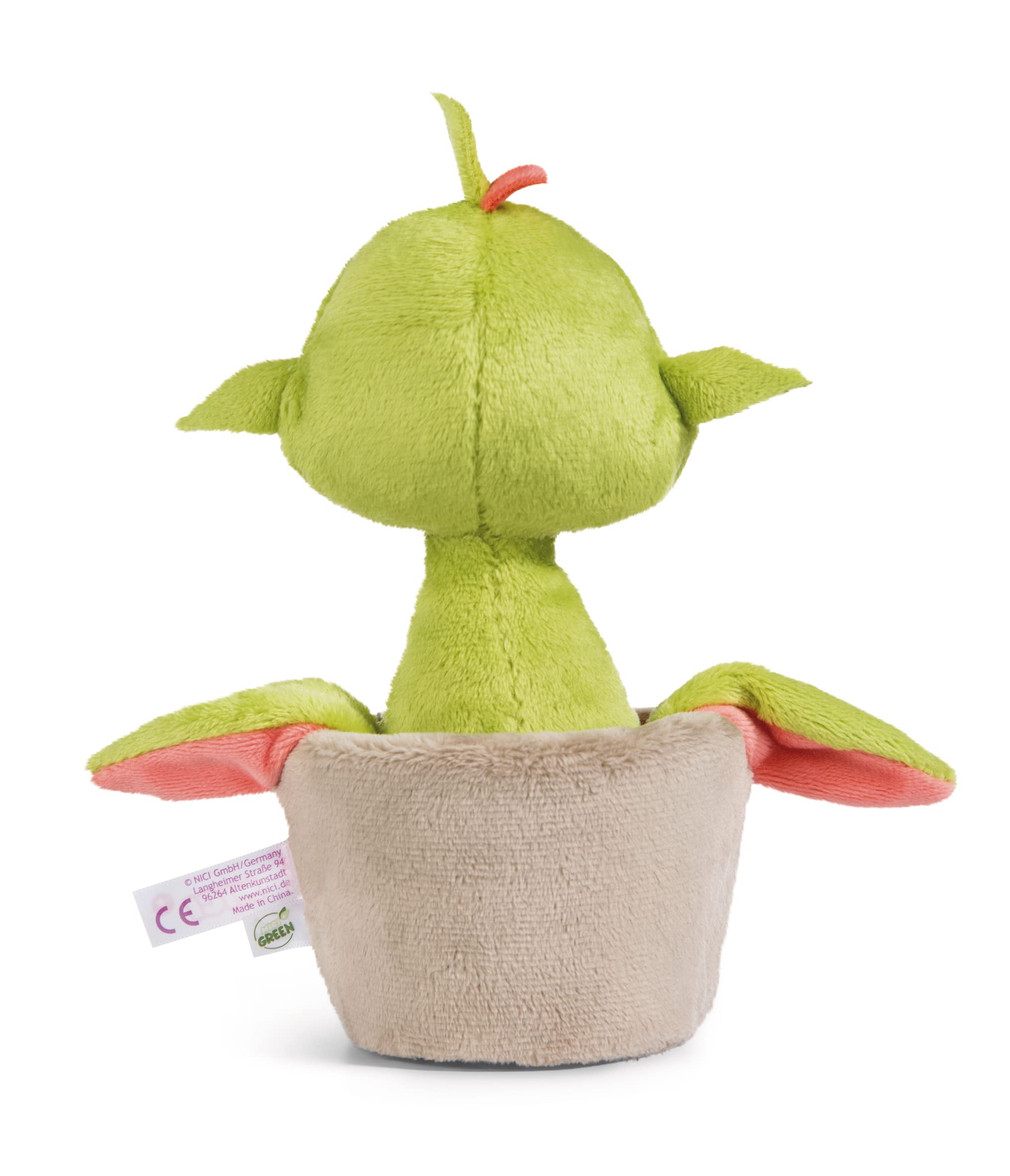 NICI Cuddly soft toy plant carnivorous Gisela 18cm green, 18 cm hoch, 8.5 cm lang, 17 cm breit - Image 4